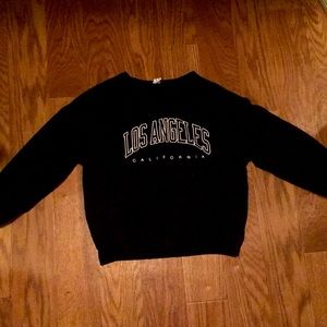 Los Angeles black crewneck